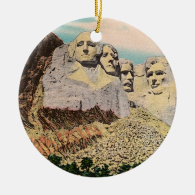 Mount Rushmore Ornament (Front)