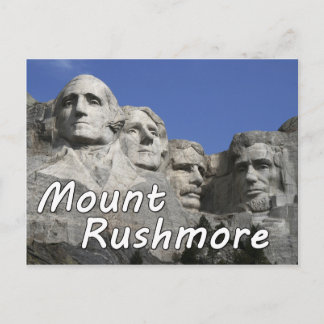 Mount Rushmore Postcard