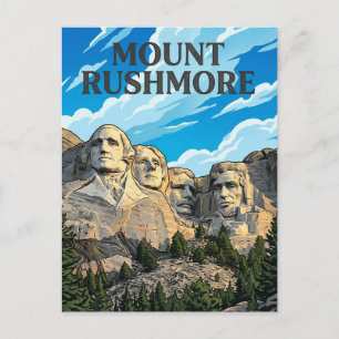 Mount Rushmore Postcard