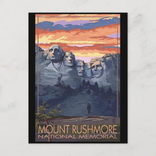 Mount Rushmore Postcard