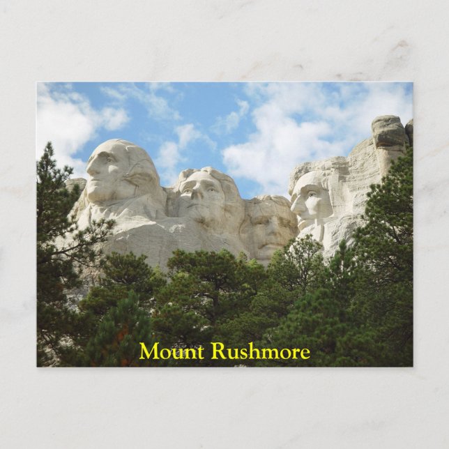 Mount Rushmore Postcard (Front)