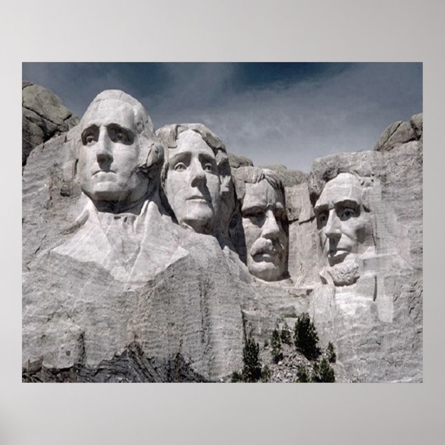 Mount Rushmore poster print (Front)