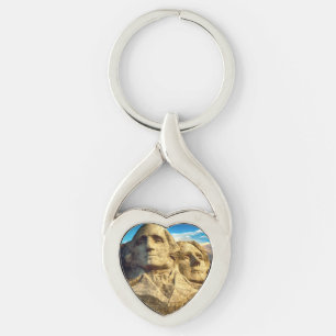 Mount Rushmore Presidential Memorial Key Ring