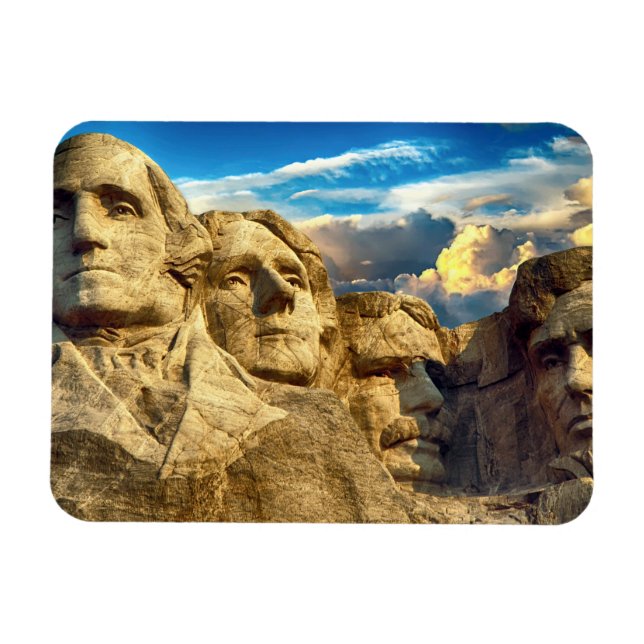 Mount Rushmore Presidential Memorial Magnet (Horizontal)