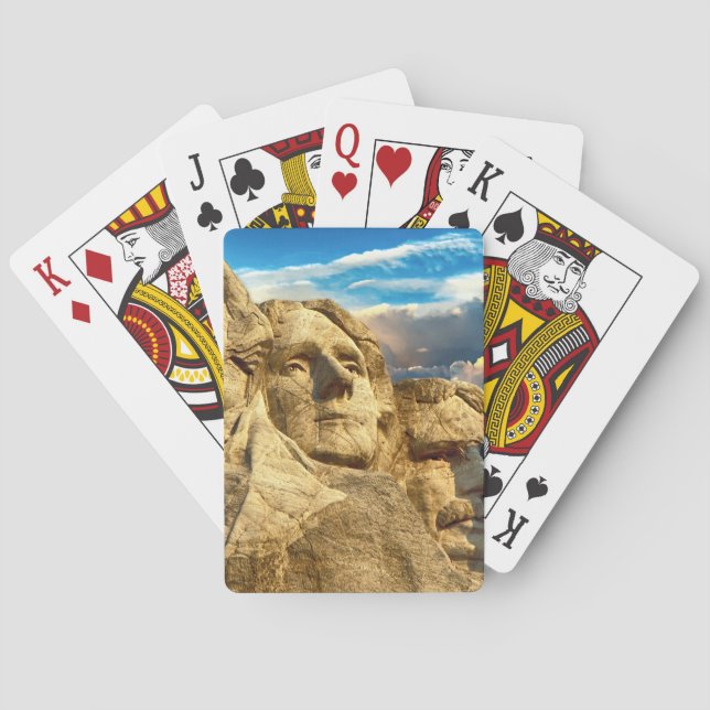 Mount Rushmore Presidential Memorial Playing Cards (Back)