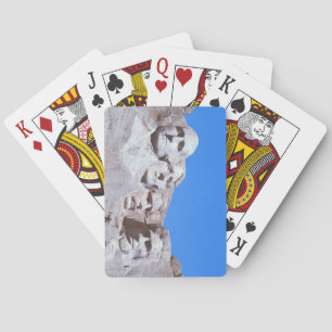 Mount Rushmore Sculpture in South Dakota Playing Cards