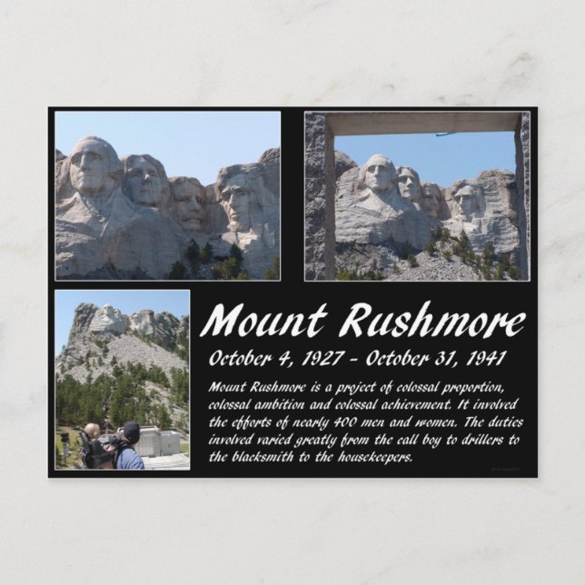 Mount Rushmore Series #2 Postcard (Front)