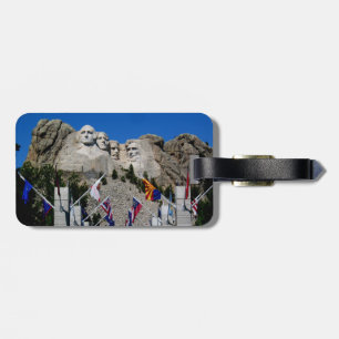 Mount Rushmore South Dakota Flag Souvenir Luggage Tag