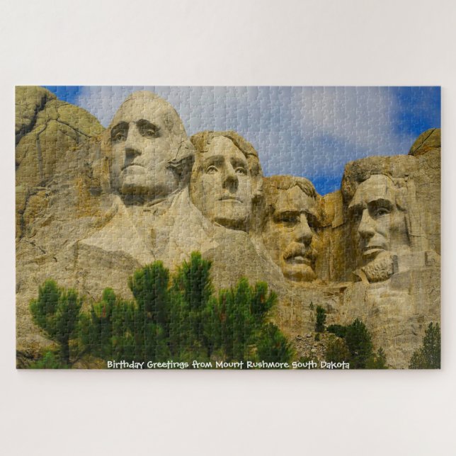 Mount Rushmore South Dakota Jigsaw Puzzle (Horizontal)