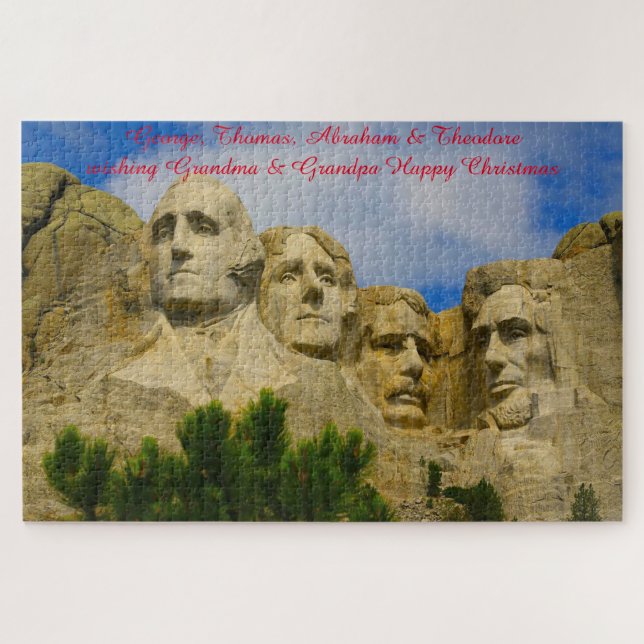 Mount Rushmore South Dakota Jigsaw Puzzle (Horizontal)