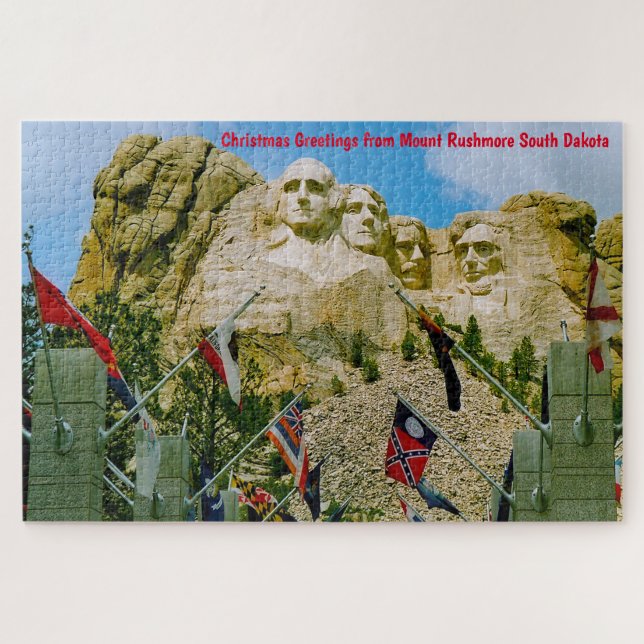 Mount Rushmore South Dakota. Jigsaw Puzzle (Horizontal)