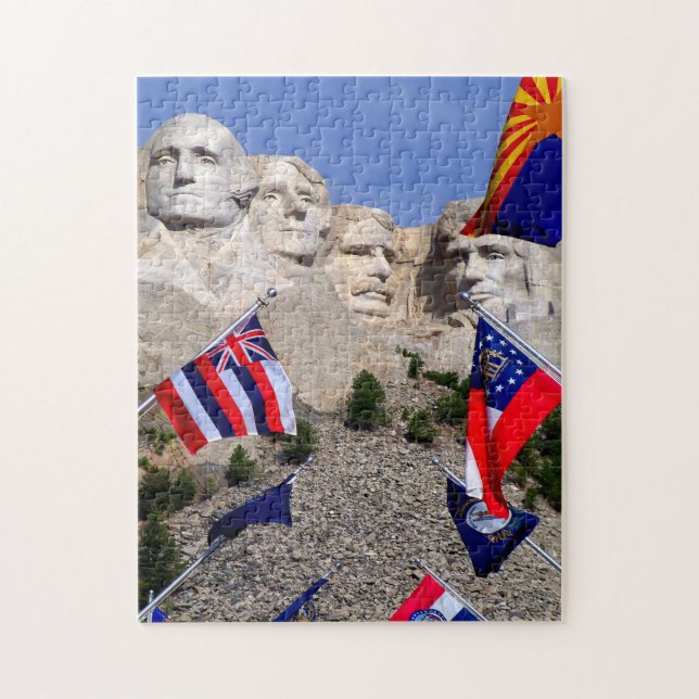 Mount Rushmore South Dakota. Jigsaw Puzzle (Vertical)