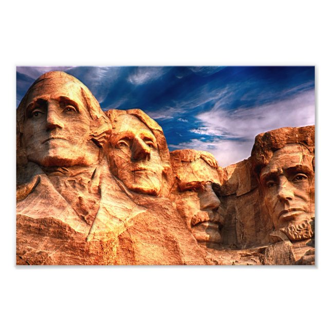 Mount Rushmore South Dakota Photo Print (Front)