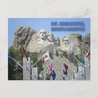Mount Rushmore South Dakota Postcard