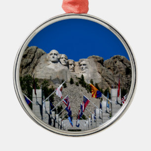 Mount Rushmore South Dakota Souvenir Metal Ornament