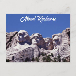 Mount Rushmore South Dakota Travel Photo Postcard