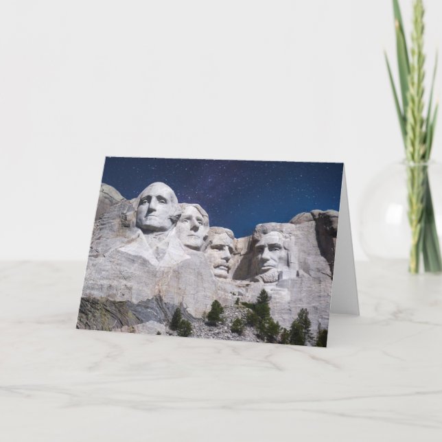 Mount Rushmore Timelapse Sky Card (Front)