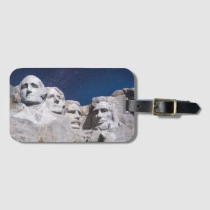Mount Rushmore Timelapse Sky Luggage Tag