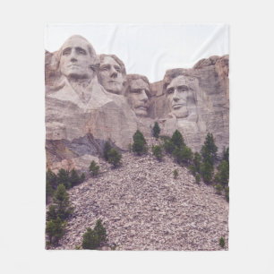 Mount Rushmore's Four Fleece Blanket