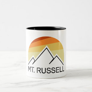 Mount Russell California Retro Two-Tone Coffee Mug