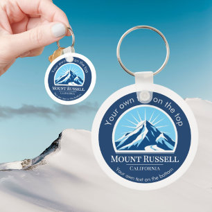 Mount Russell California Sierra Nevada Key Ring