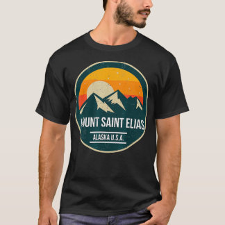 Mount Saint Elias Alaska National Park Camping and T-Shirt