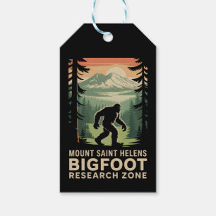 Mount Saint Helens Bigfoot Research Zone Gift Tag