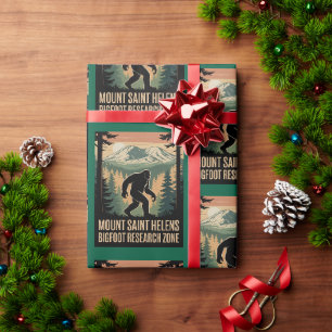 Mount Saint Helens Bigfoot Research Zone Wrapping Paper