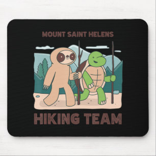 Mount Saint Helens hiking team climbing expedition Mouse Pad
