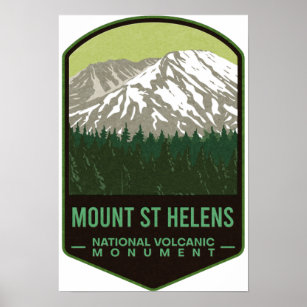 Mount Saint Helens National Volcanic Monument Poster