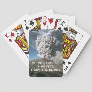 Mount Saint Helens Playing Cards