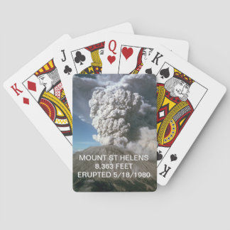Mount Saint Helens Playing Cards