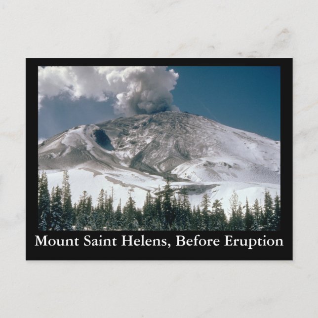 Mount Saint Helens - Pre-Eruption Postcard (Front)