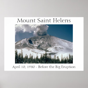 Mount Saint Helens - Pre-Eruption Poster