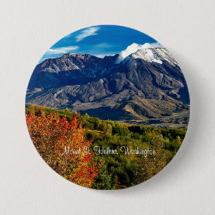 Mount Saint Helens, Washington 7.5 Cm Round Badge