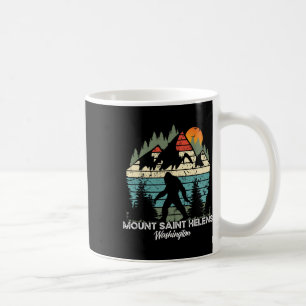 Mount Saint Helens Washington National Park Retro  Coffee Mug