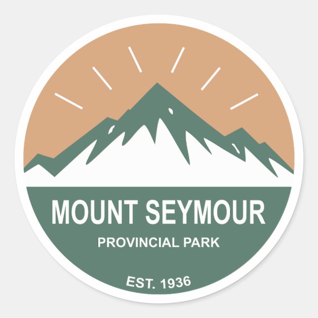 Mount Seymour Provincial Park Classic Round Sticker (Front)