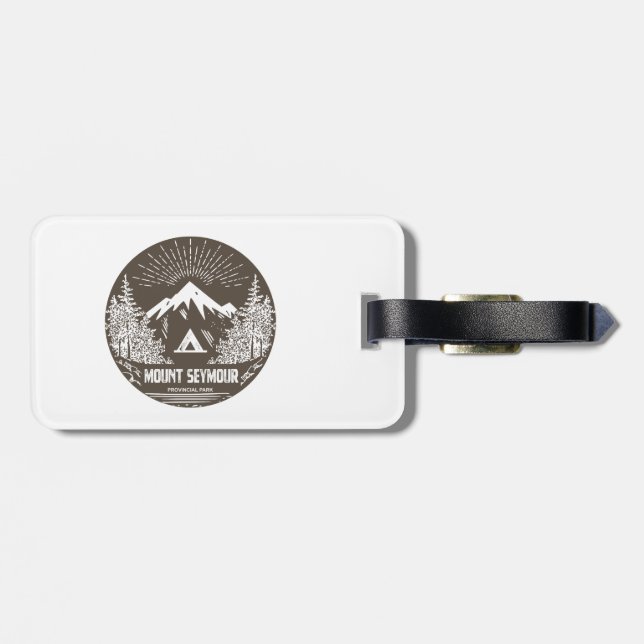 Mount Seymour Provincial Park Luggage Tag (Back Horizontal)