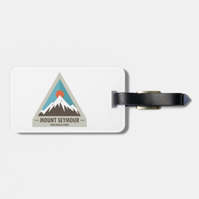 Mount Seymour Provincial Park Luggage Tag (Back Horizontal)