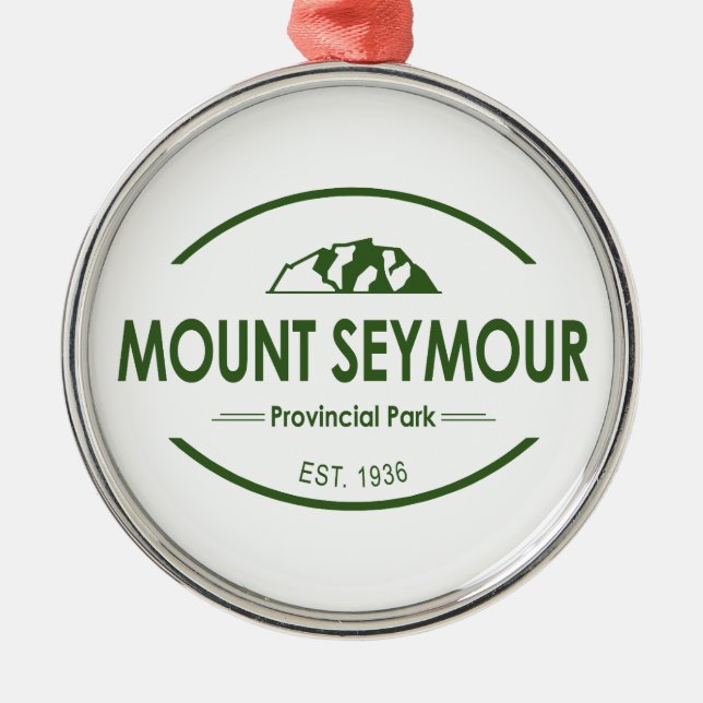 Mount Seymour Provincial Park Metal Ornament (Front)