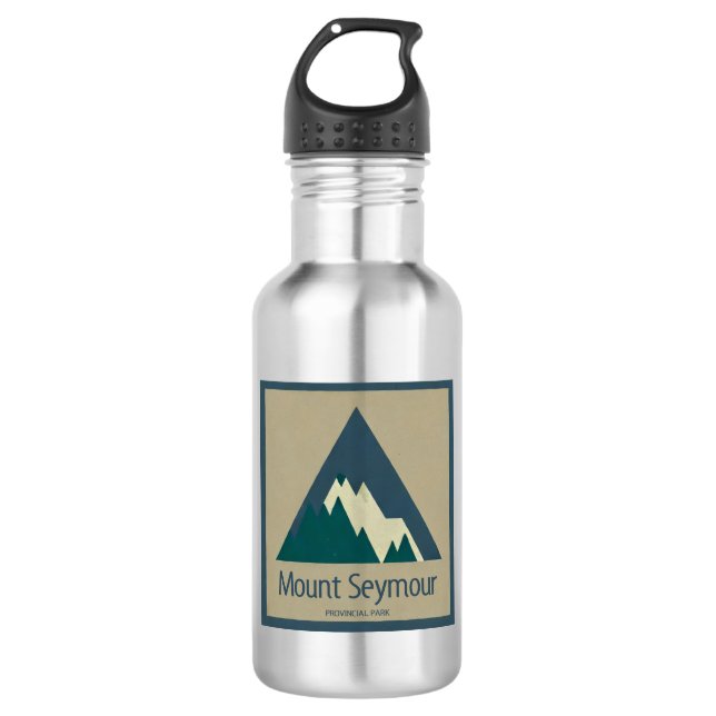 Mount Seymour Provincial Park Rustic 532 Ml Water Bottle (Front)