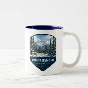 Mount Seymour Provincial Park Shield Two-Tone Coffee Mug