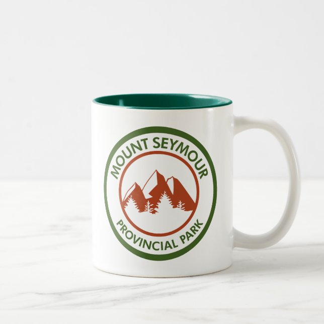 Mount Seymour Provincial Park Two-Tone Coffee Mug (Right)