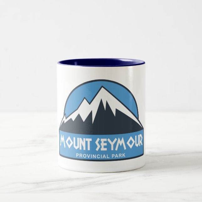 Mount Seymour Provincial Park Two-Tone Coffee Mug (Center)