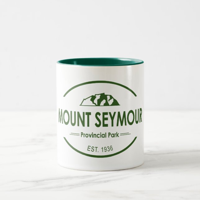 Mount Seymour Provincial Park Two-Tone Coffee Mug (Center)