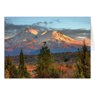 MOUNT SHASTA AT SUNSET