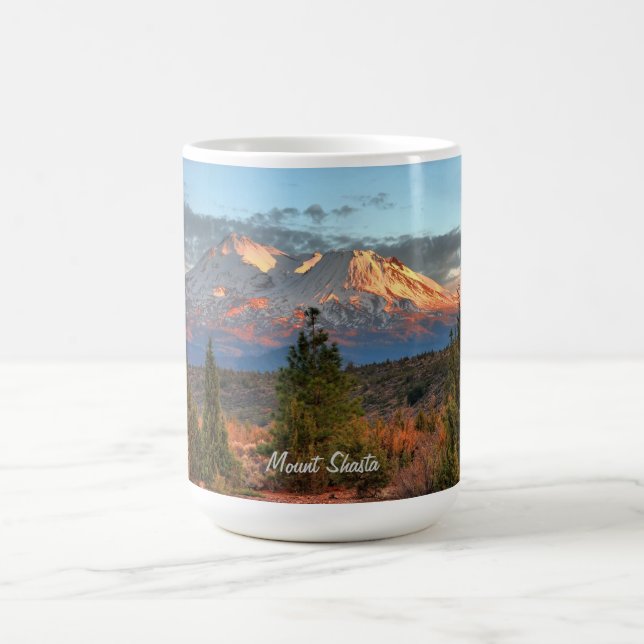 MOUNT SHASTA AT SUNSET #1 COFFEE MUG (Center)