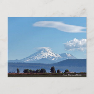 Mount Shasta ,California Mountains  Holiday Postcard