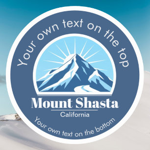 Mount Shasta California ski area Vinyl Sticker