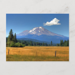 MOUNT SHASTA NEAR McCLOUD Postcard